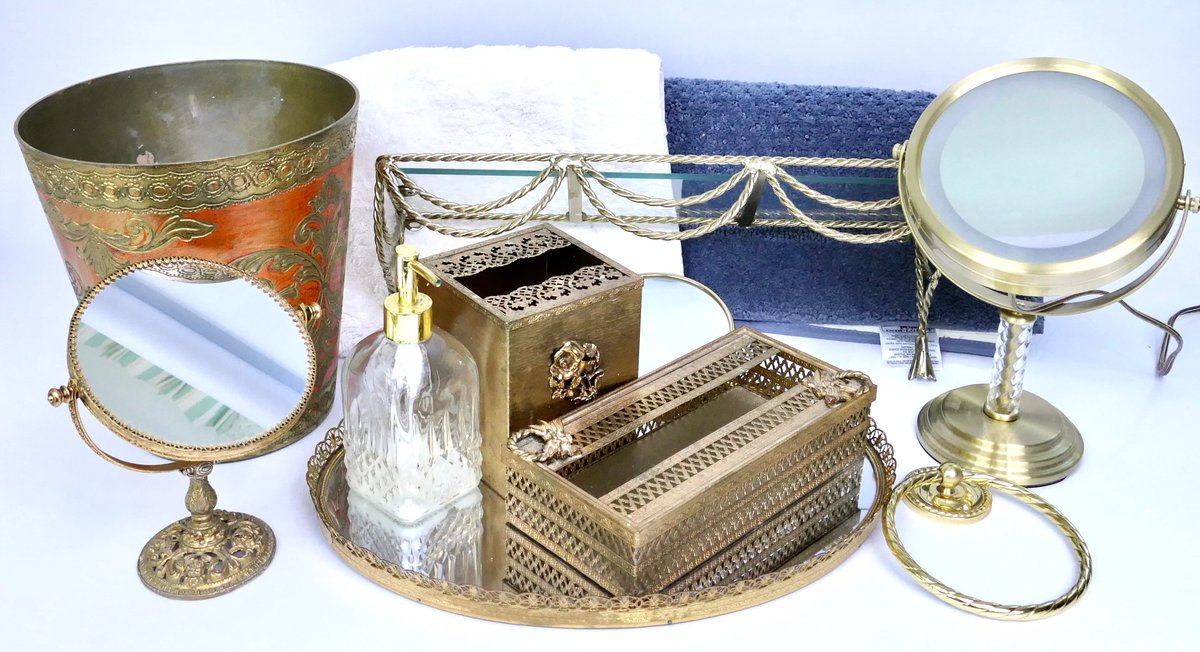 Assorted Vanity and Powder Room Accents