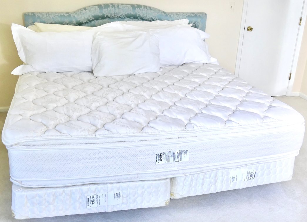 Upholstered Headboard and King Bed