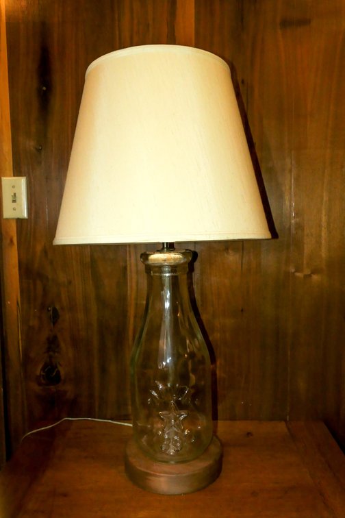 Oversized Milk Bottle Table Lamp