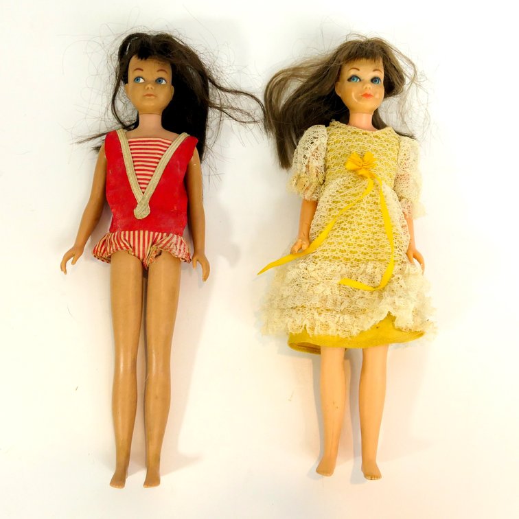 1963 and 1967 Brunette Skipper Dolls