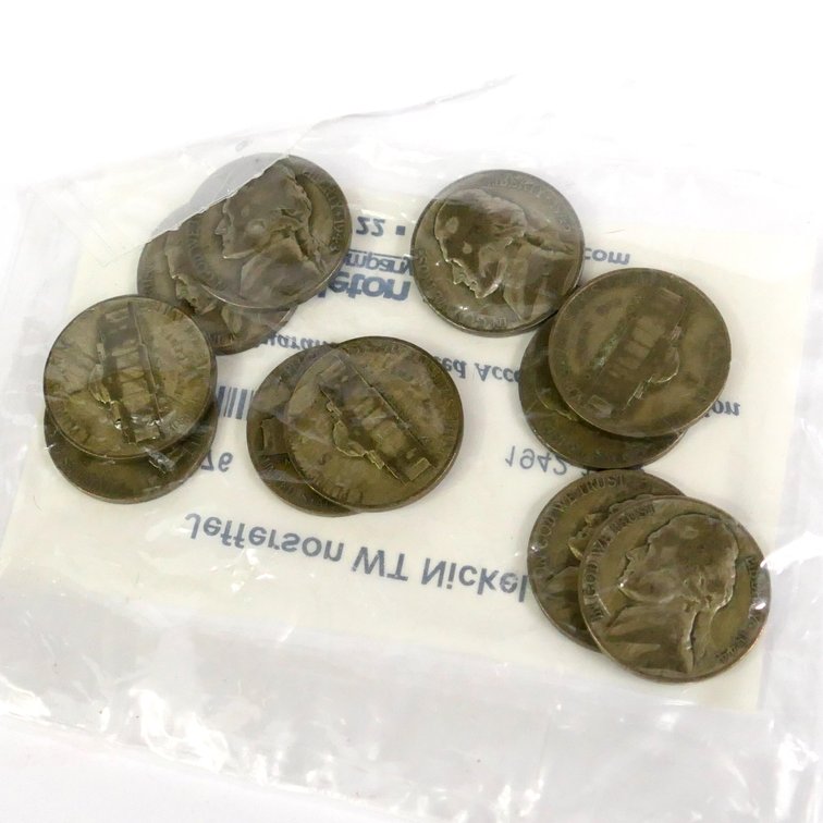 Bag of Jefferson Nickels