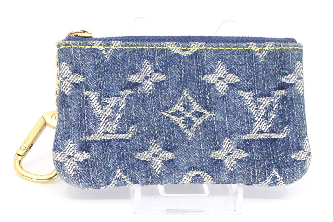 Louis Vuitton Key Pouch in Denim