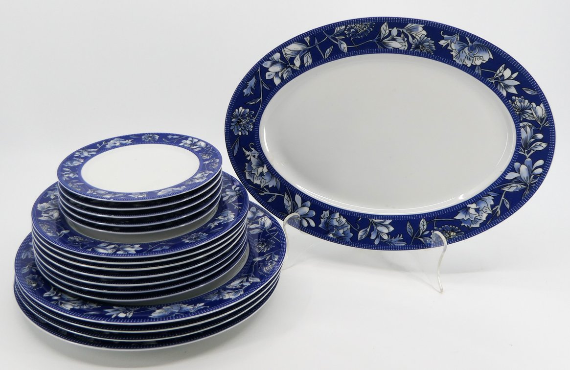 Blue and White Plates