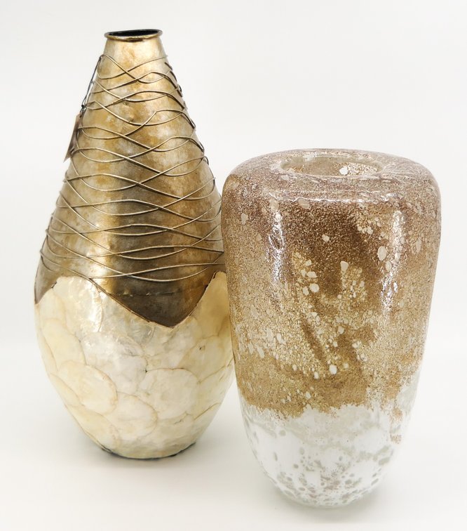 Two Neutral Vases
