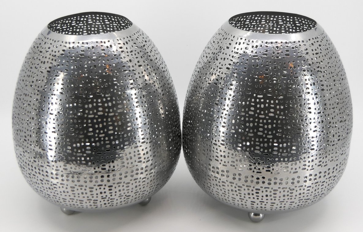 Two Perforated Uplights