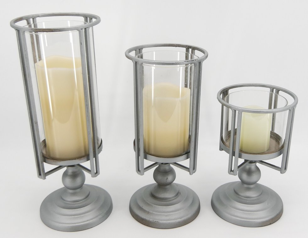 Three Candleholders