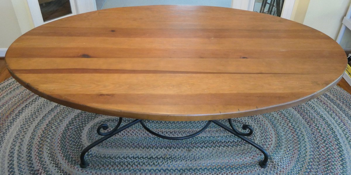 Oval Wood Dining Table