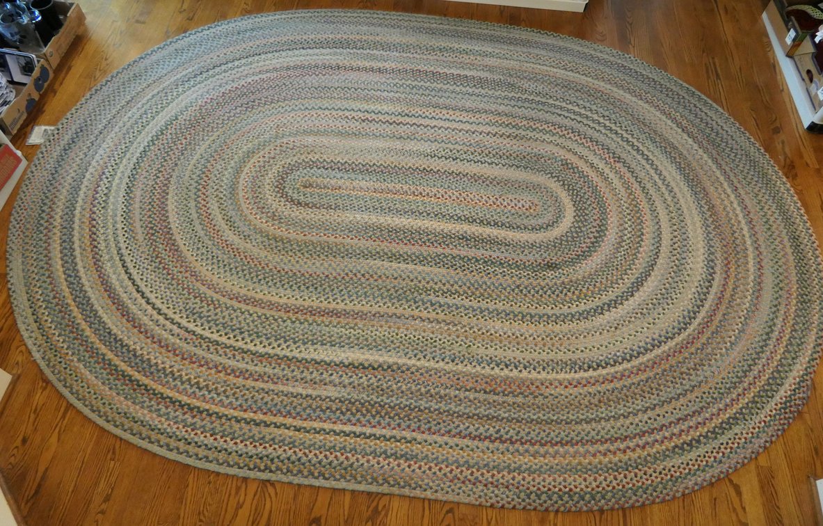 Country Style Braided Area Rug
