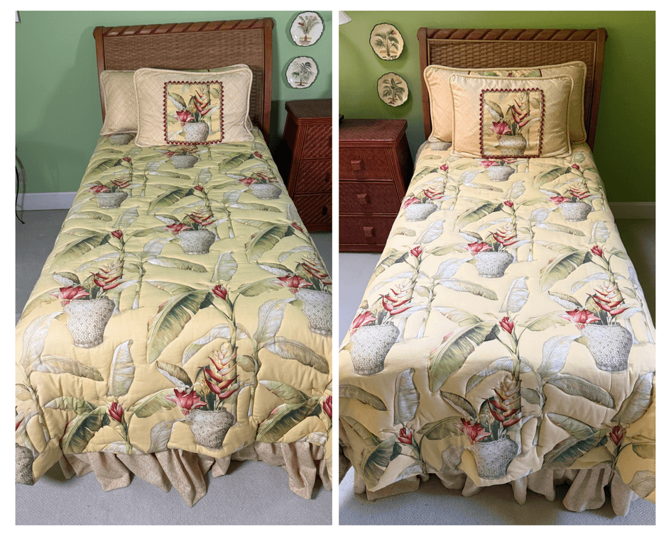 Pair of Woven Insert Twin Beds