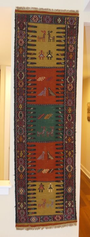 Wool Hand Knotted Runner