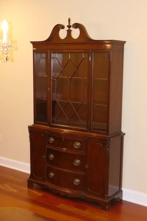 Mahogany China Cabinet