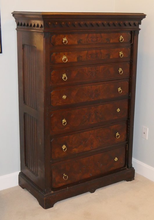 Antique Victorian Style Wedding Chest