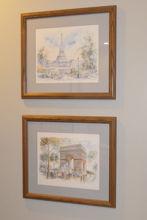 Set of Two French Architecture Prints