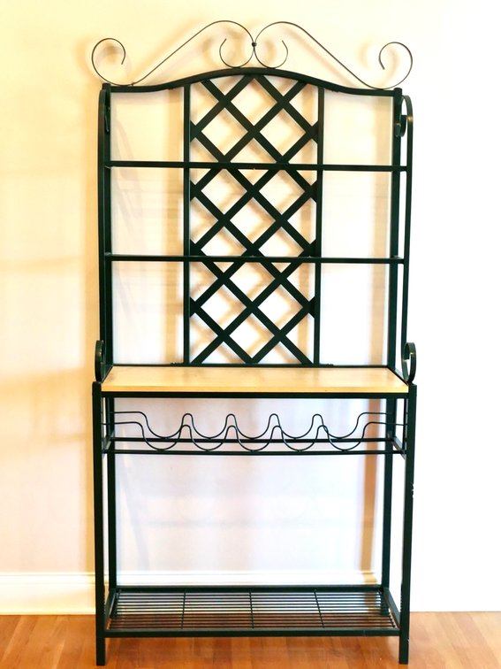 Baker's Rack with Wine Storage
