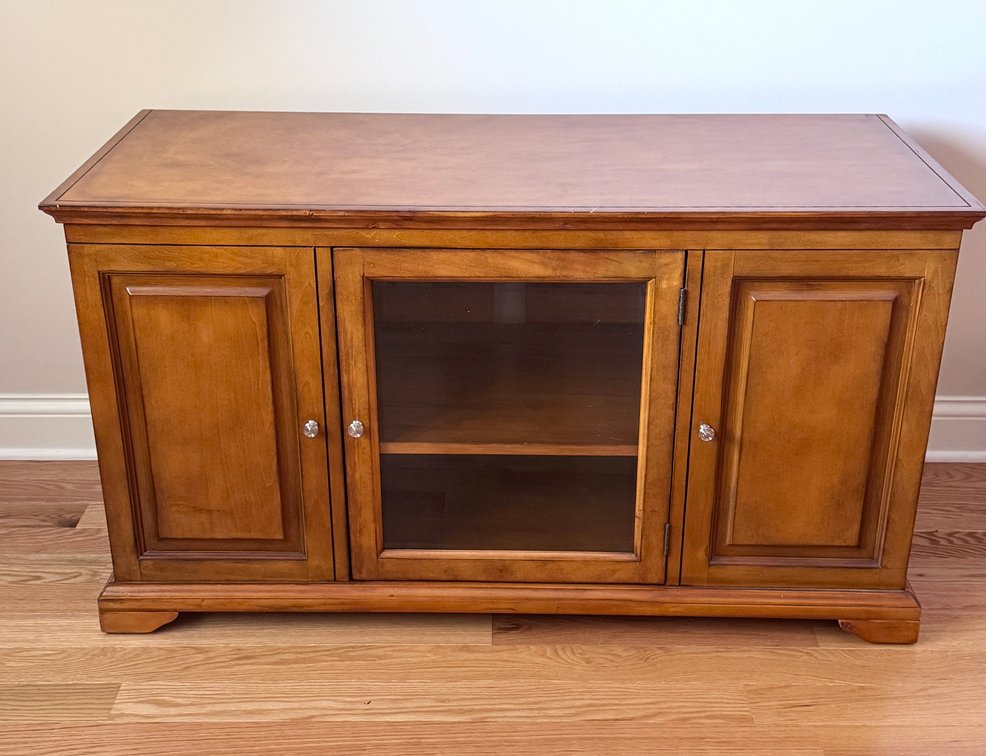 Cherry Finish TV Stand