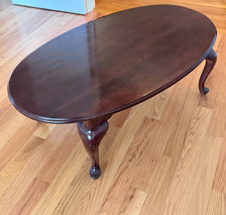 Queen Anne Style Coffee Table
