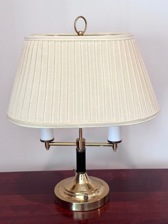 Brass-Tone Lamp