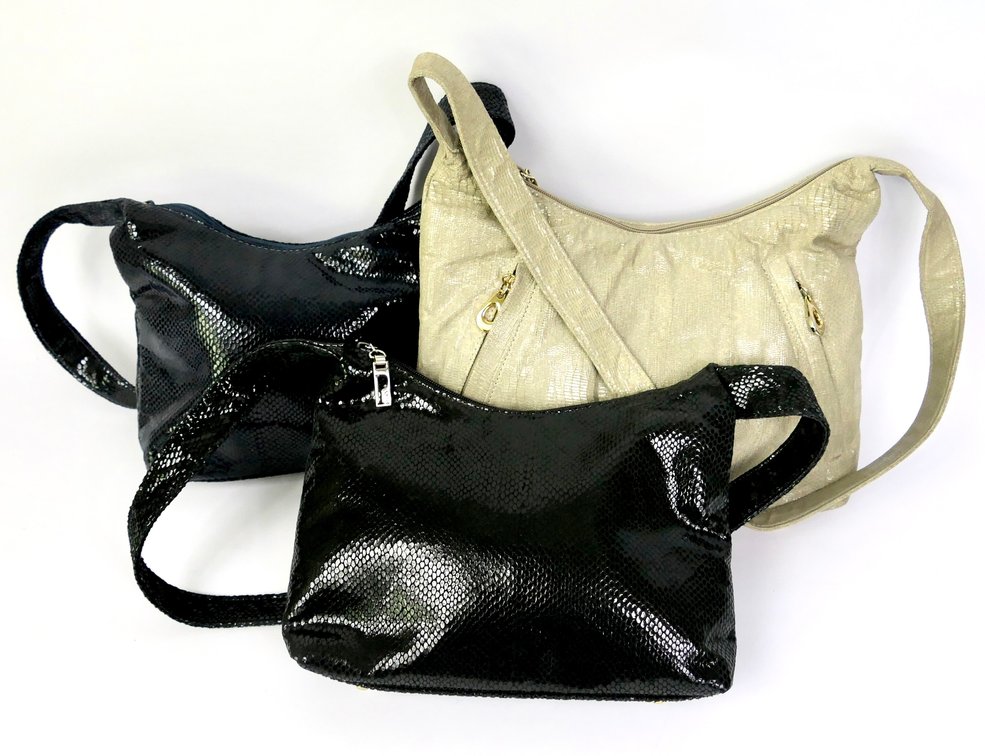 Three Vintage Pinky Handbags