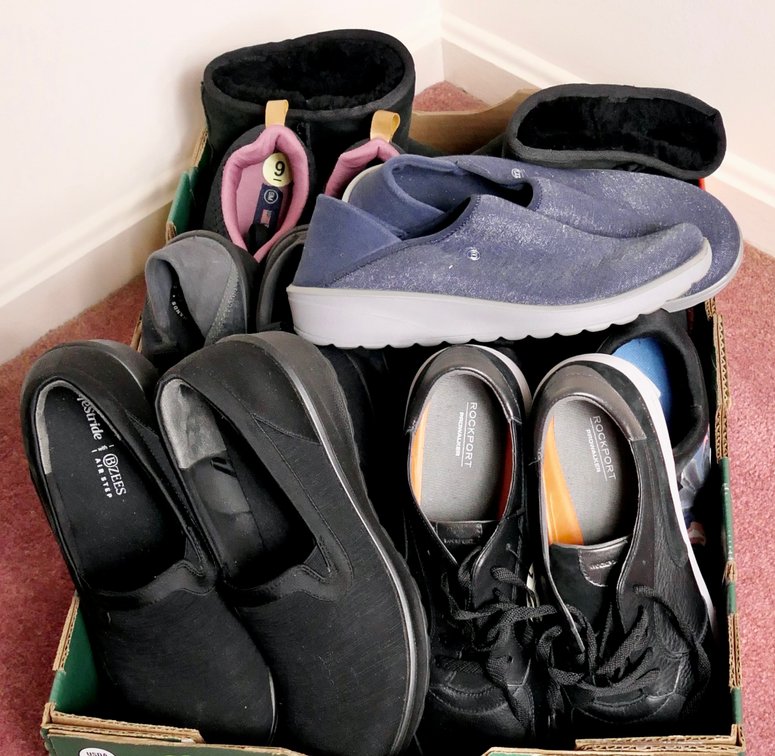 Box of Ladies' Shoes