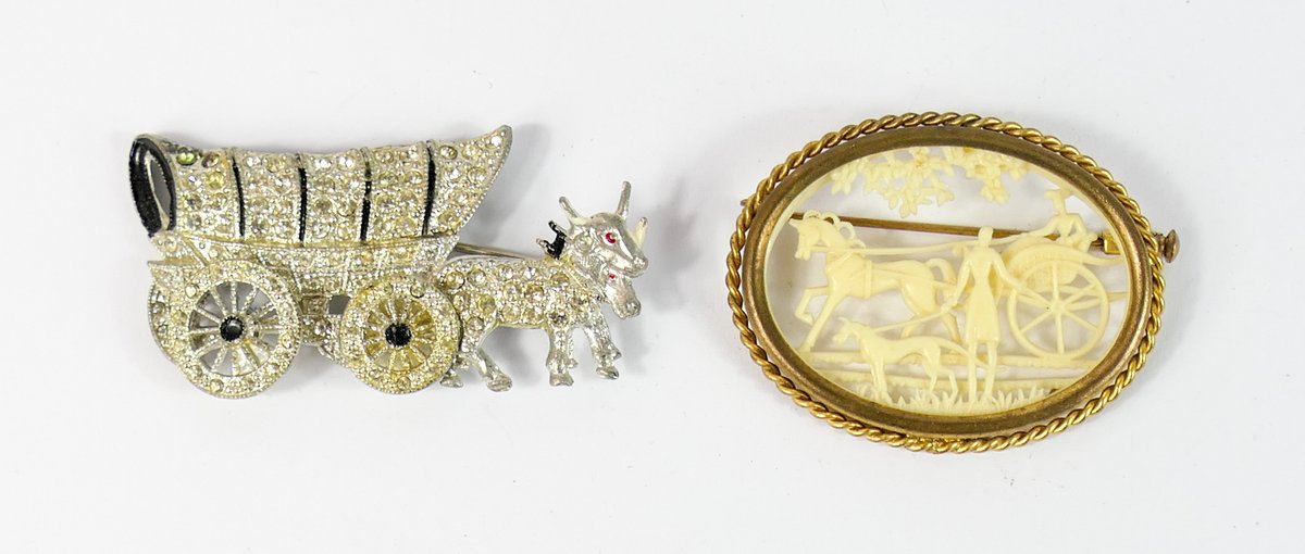 Two Western Themed Brooches