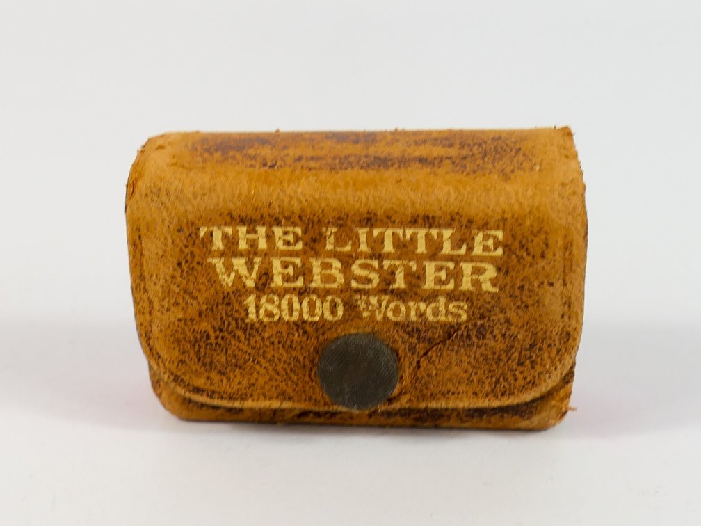 Circa 1925 Leather Case Pocket Dictionary