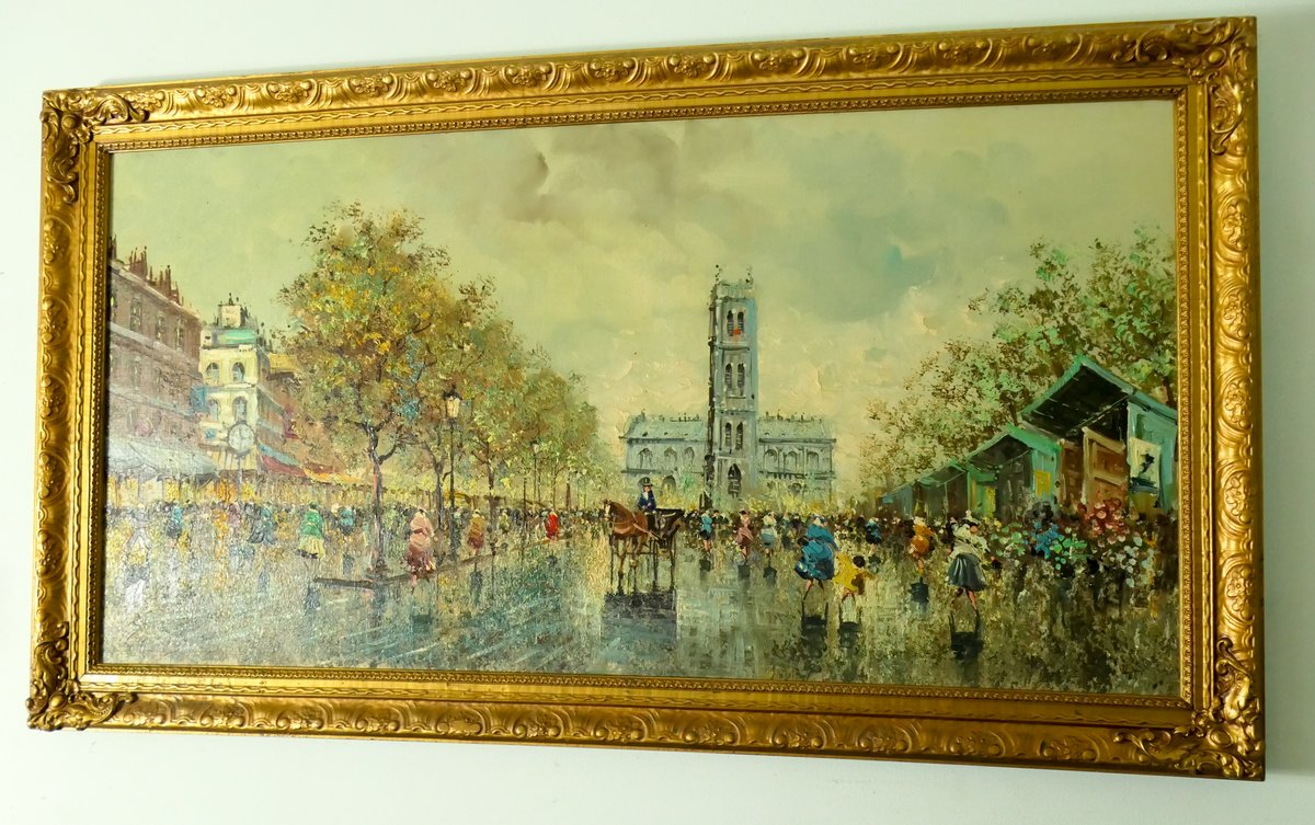 Framed Oil Painting