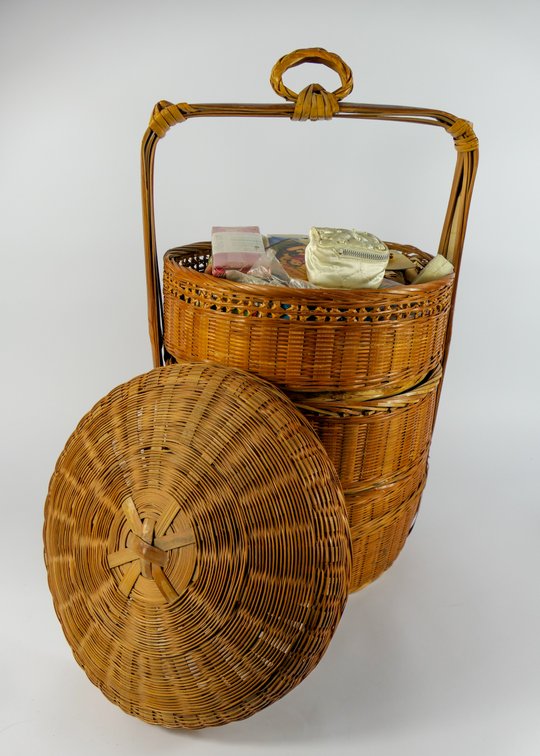 Three Tier Handled Sewing Basket