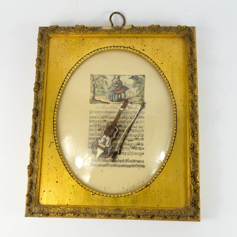 Musical Themed Shadow Box Wall Plaque