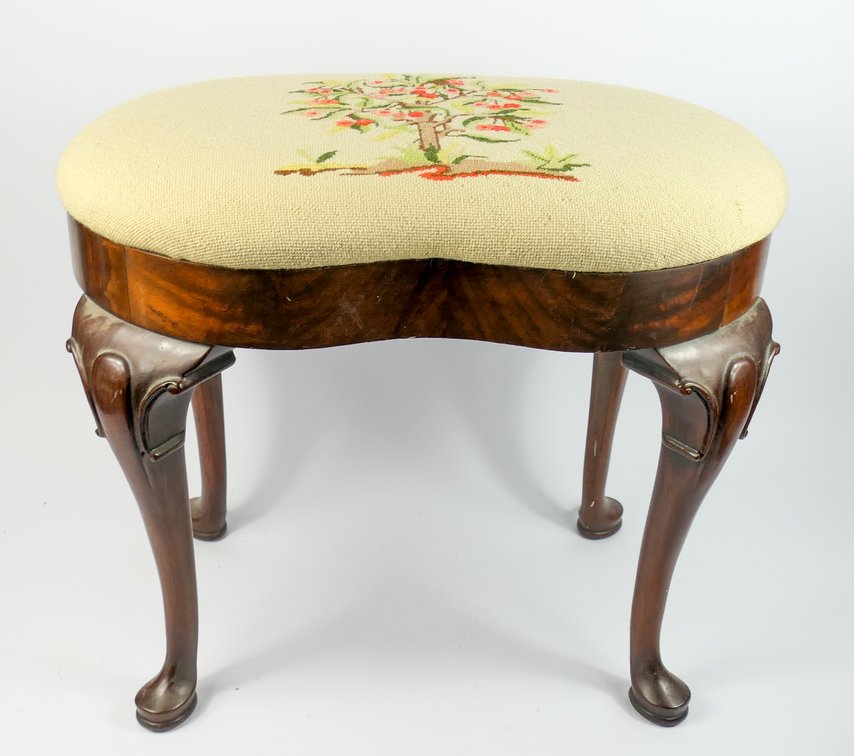 Kidney Shaped Vanity Stool