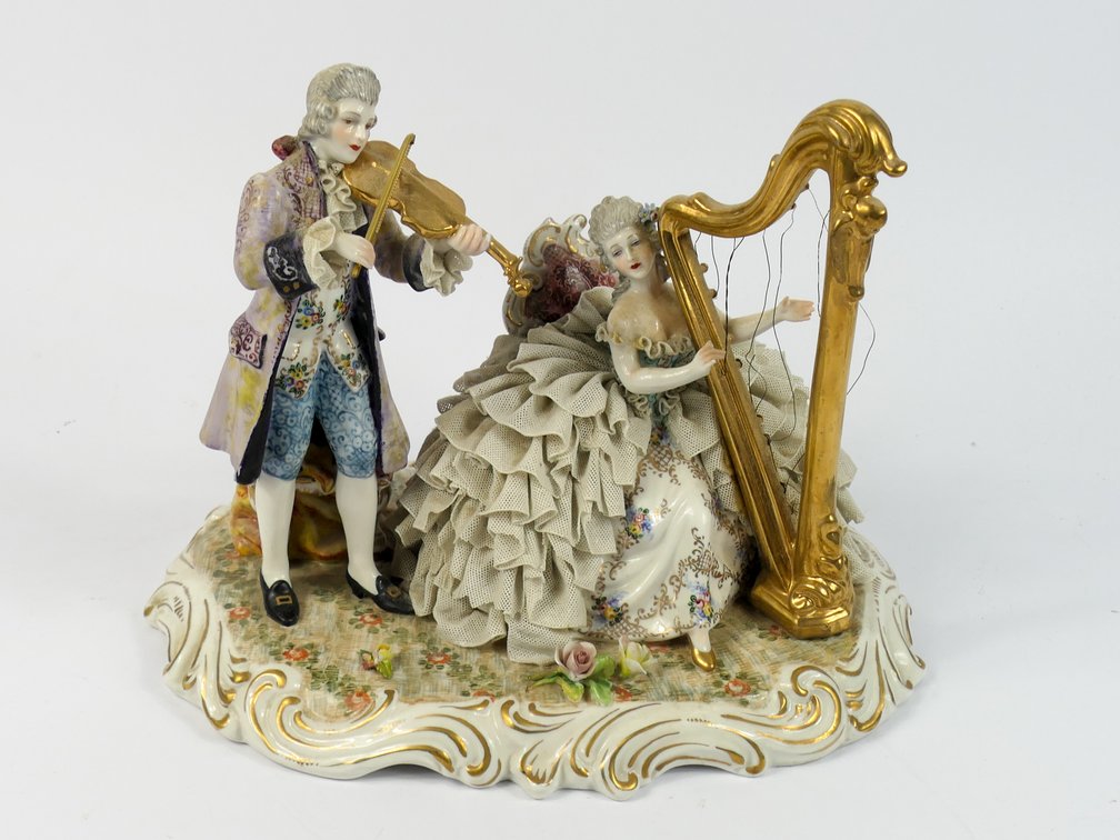 Italian Capodimonte Bisque Figurine