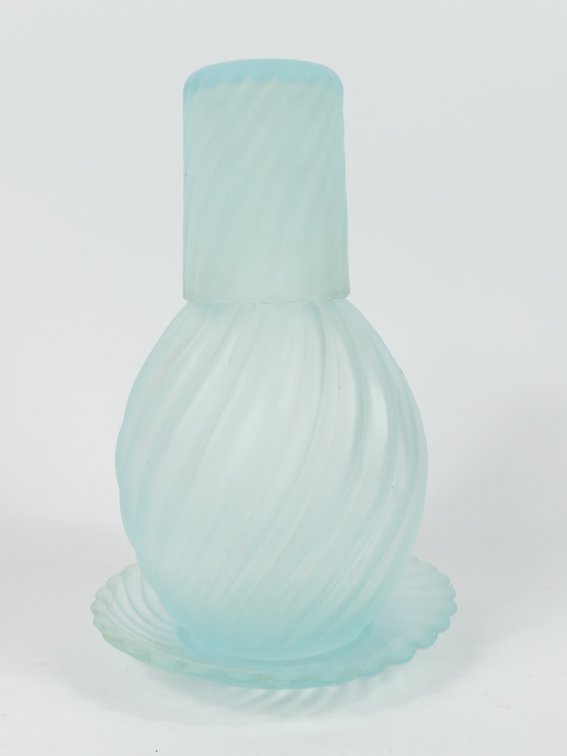 Vintage Tumble-up Bedside Water Carafe Tumbler Set