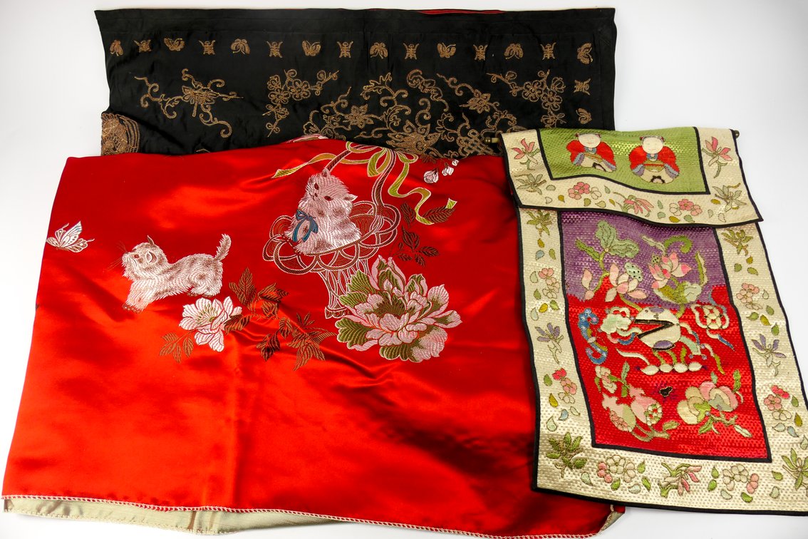 Assortment of Asian Style Textiles