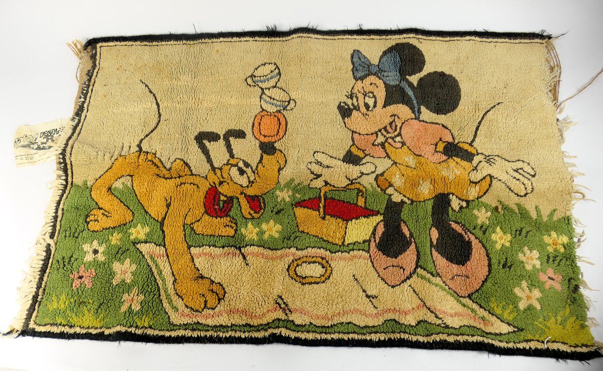 Minnie Mouse and Pluto Rug