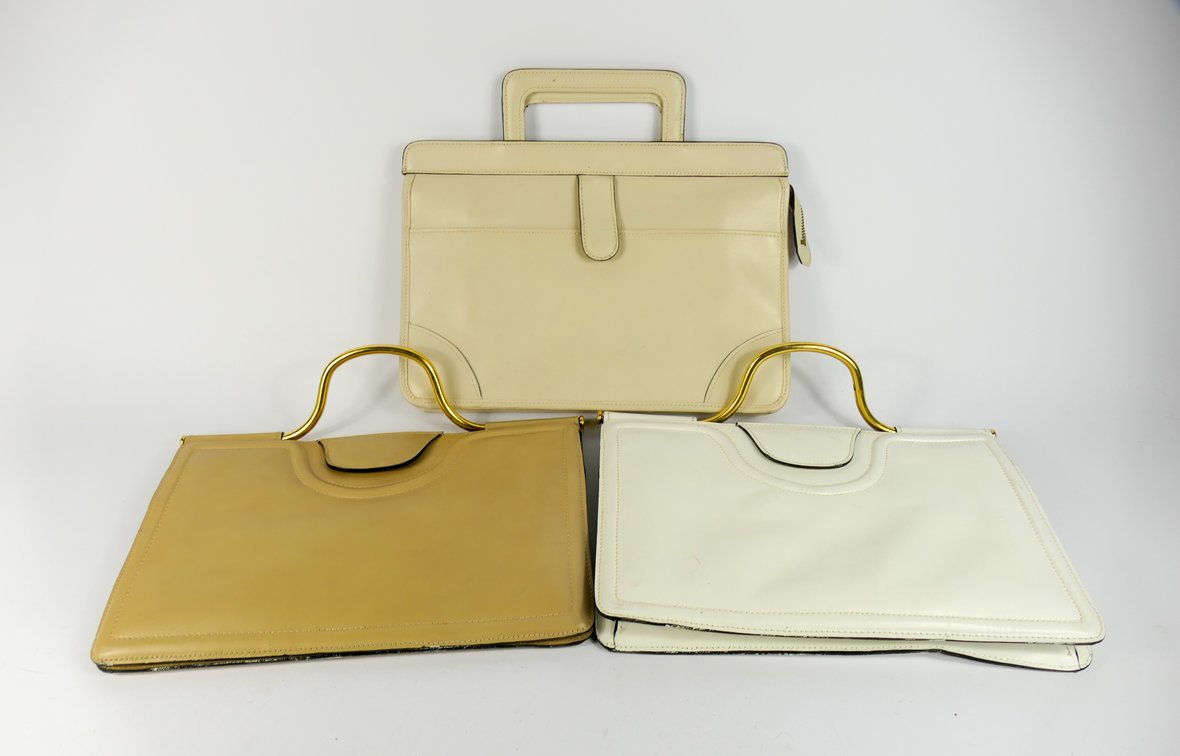 Three Circa 1970's Anne Klein for Calderon Handbags
