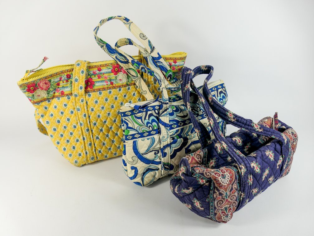 Three Vera Bradley Purses