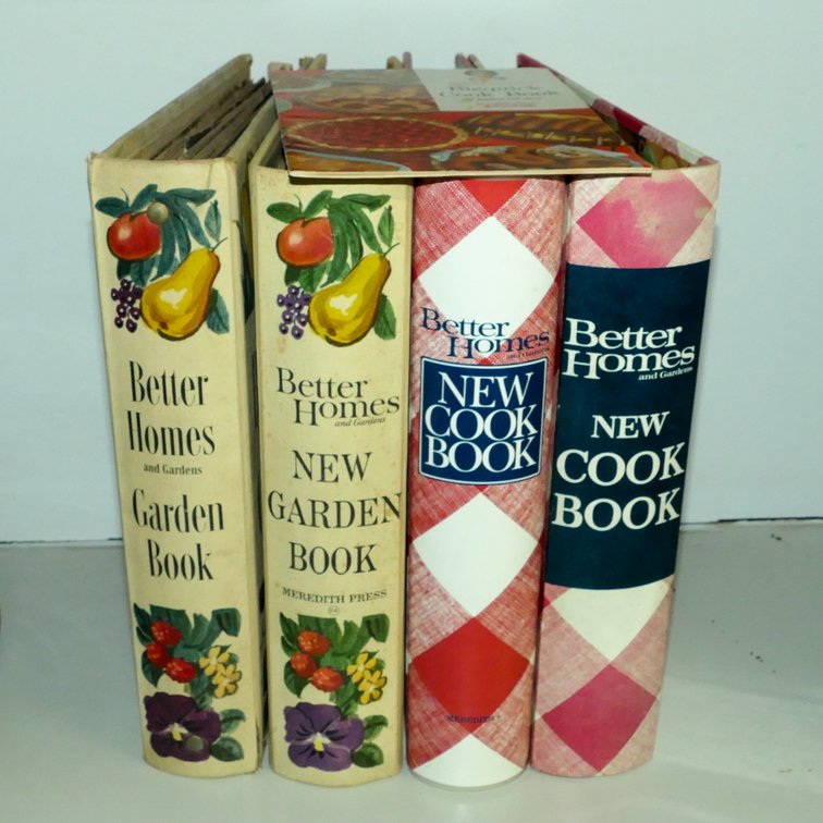 Four Better Homes Cooking and Gardening Books