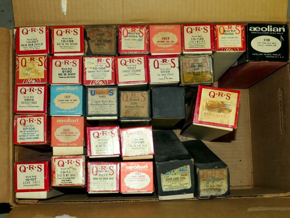 Player Piano Rolls or Pianolas