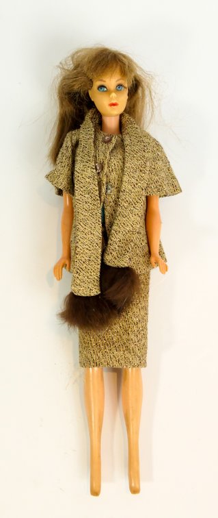 1960's Midge Twist-and-Turn Mattel Barbie Doll