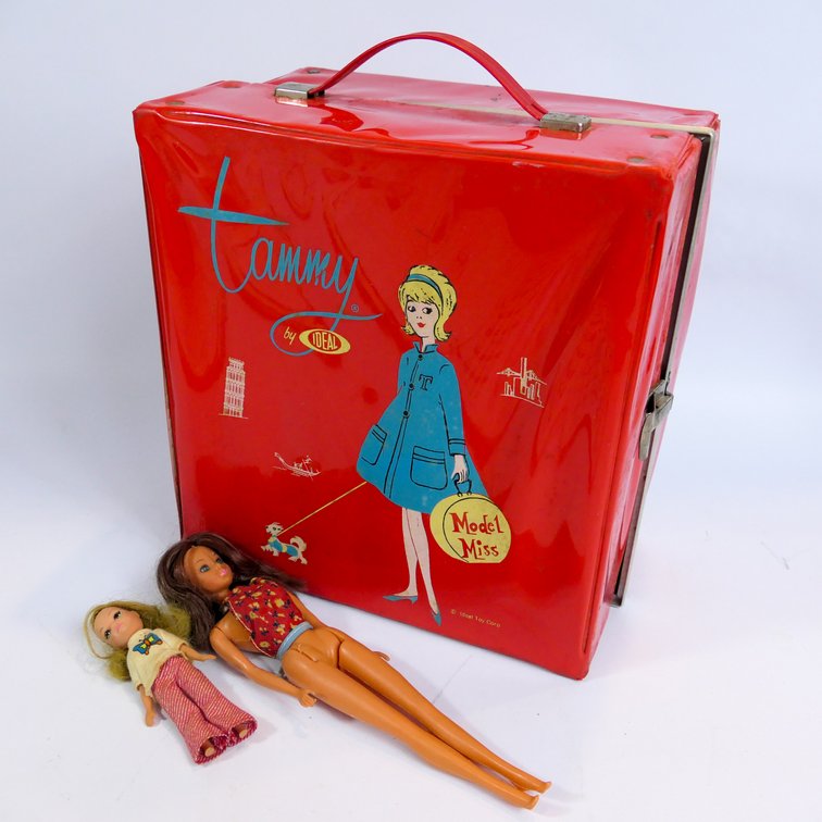 Fashion Dolls and a Tammy Fashion Doll Case