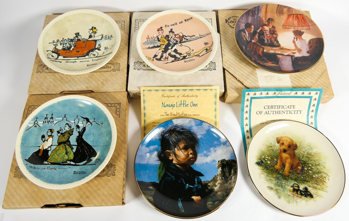 Six Collector Plates