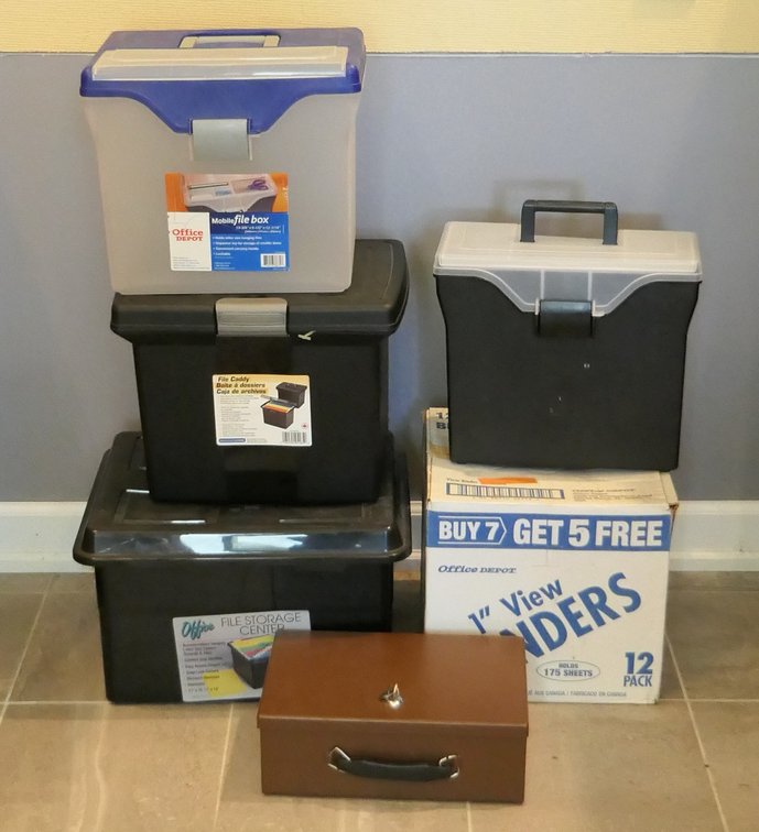 Plastic File Boxes