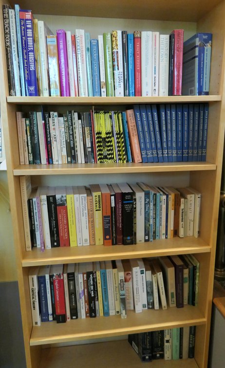Five Shelves of Books