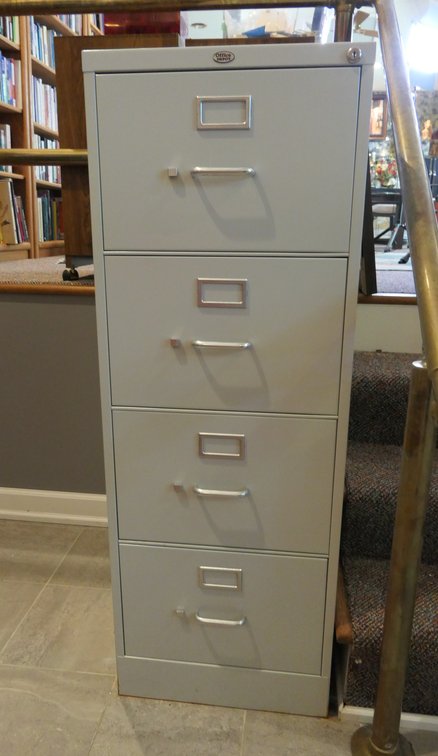 Metal Four Drawer File Cabinet