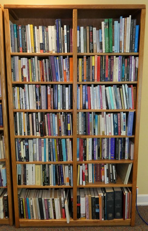 Double Oak Bookcase