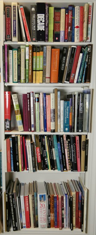 Five Shelves of Books