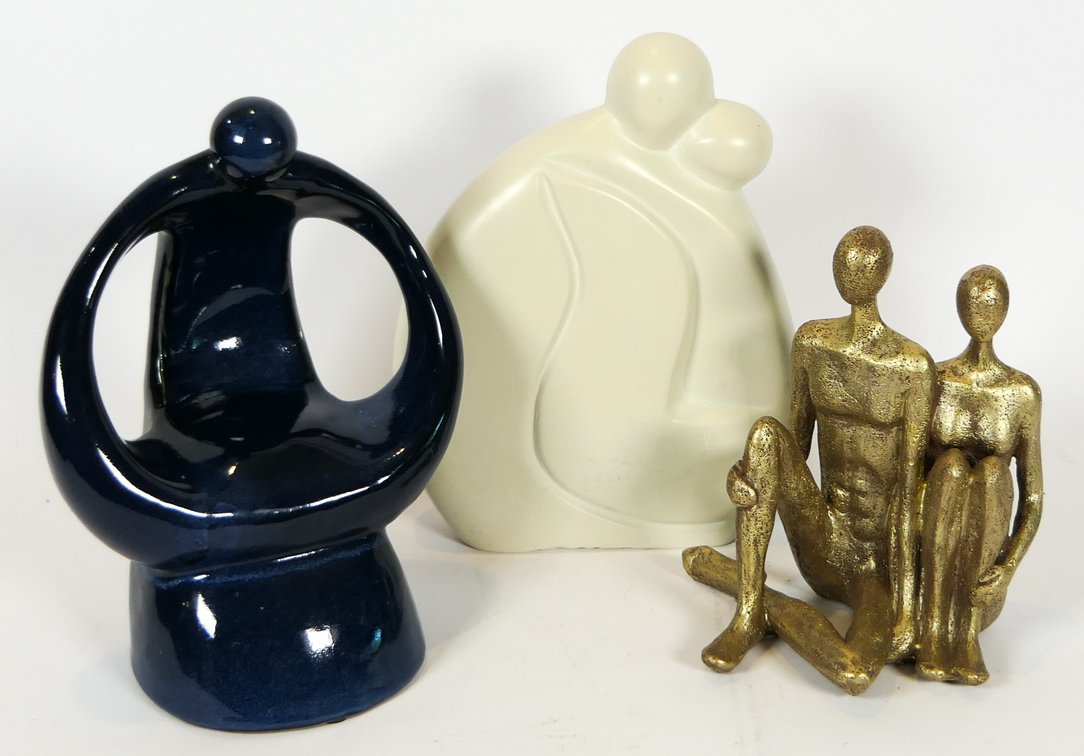 Three Family Sculptures