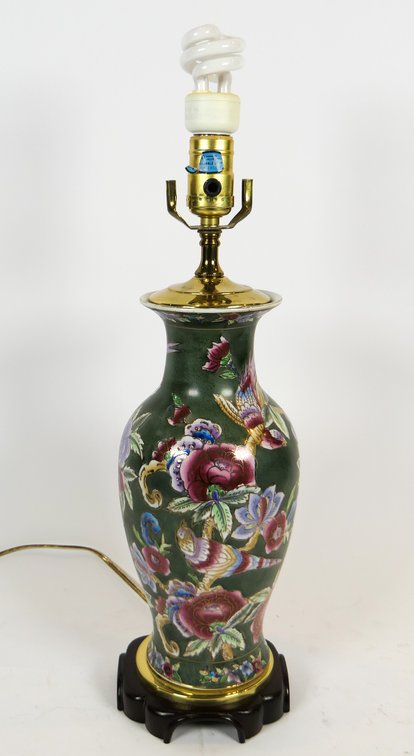 Floral Ceramic Table Lamp