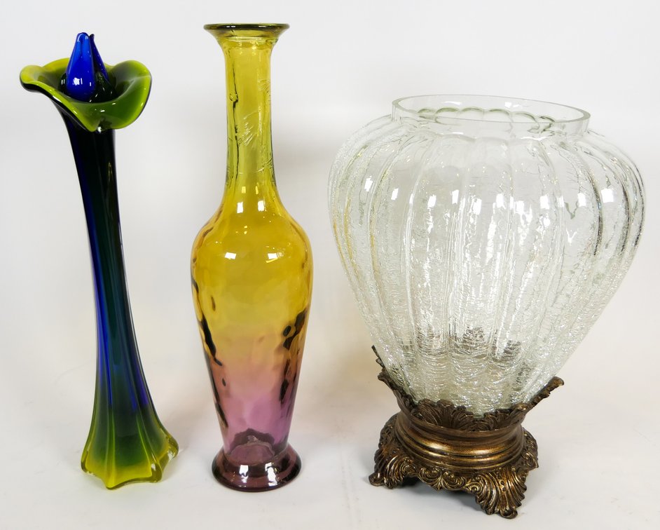 Three Glass Vessels