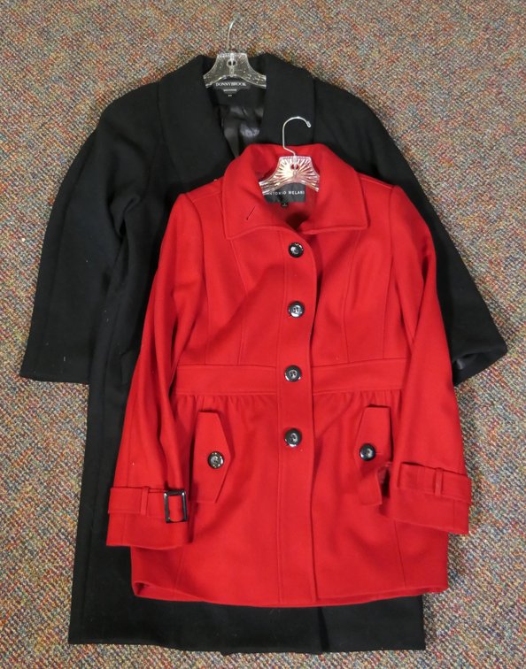Two Vintage Ladies' Wool Coats
