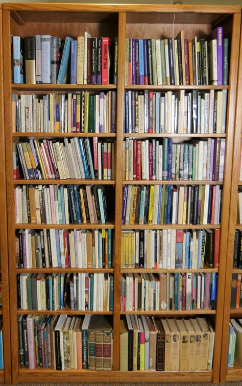 Double Oak Bookcase